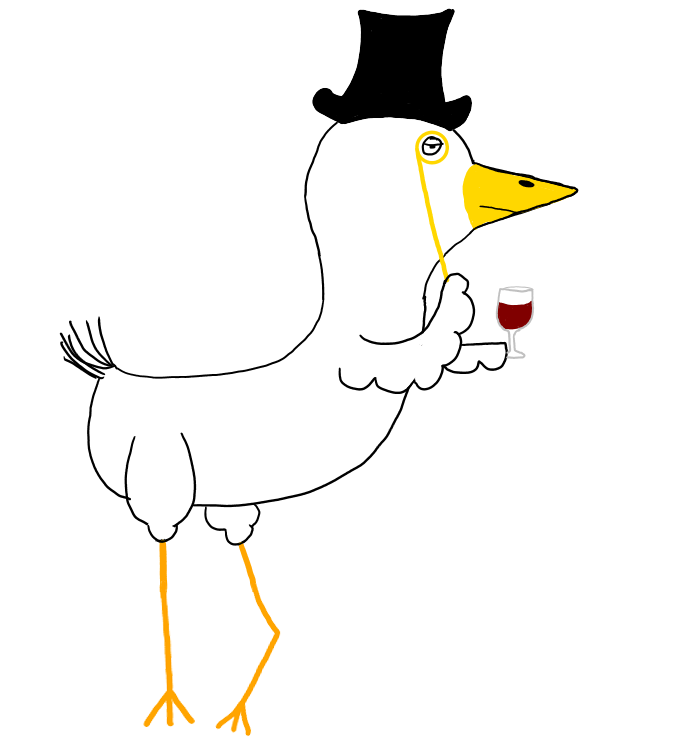 That’s one classy chicken