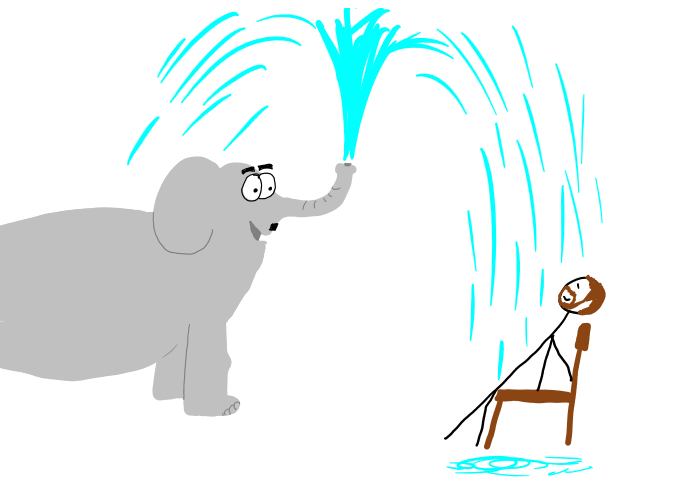 If I were friends with an elephant