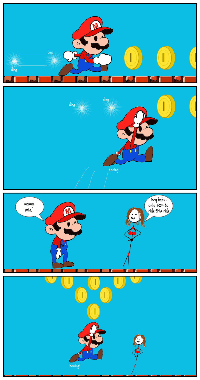Why Mario collects coins