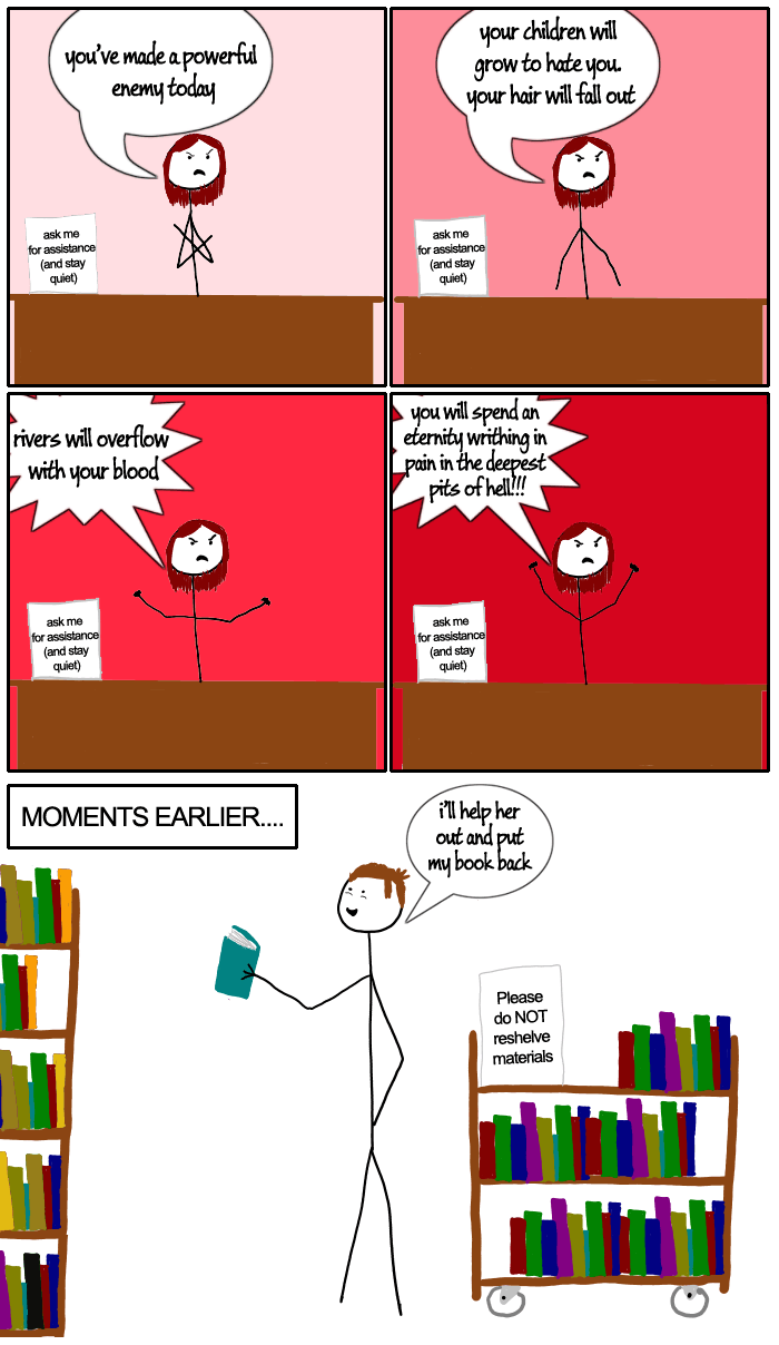 Don't piss off librarians