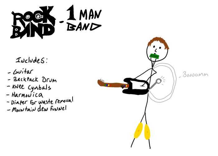 Rockband week! - One man band